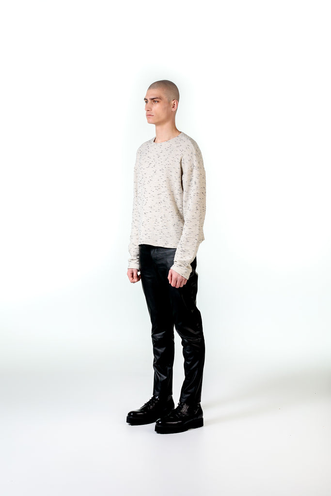 Distressed Knit - Oatmeal