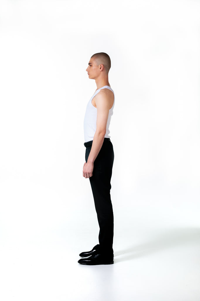 Black Split Trouser